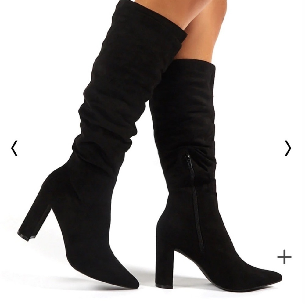 🎓TOP Moda Black Over the Knee Boots - Picture 2 of 9
